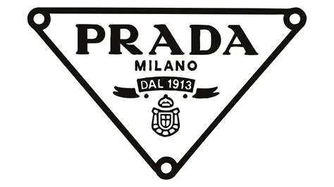 real Prada triangle logo